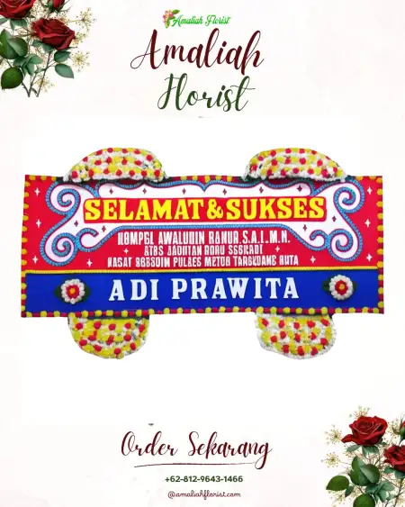 Papan Bunga Ucapan Selamat Cikelet