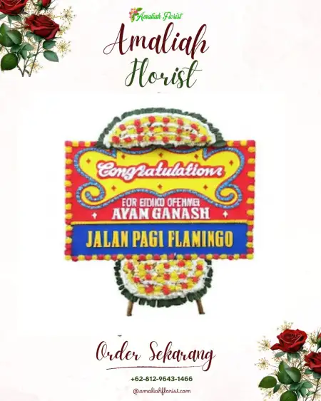 Sewa Papan Bunga Cikelet